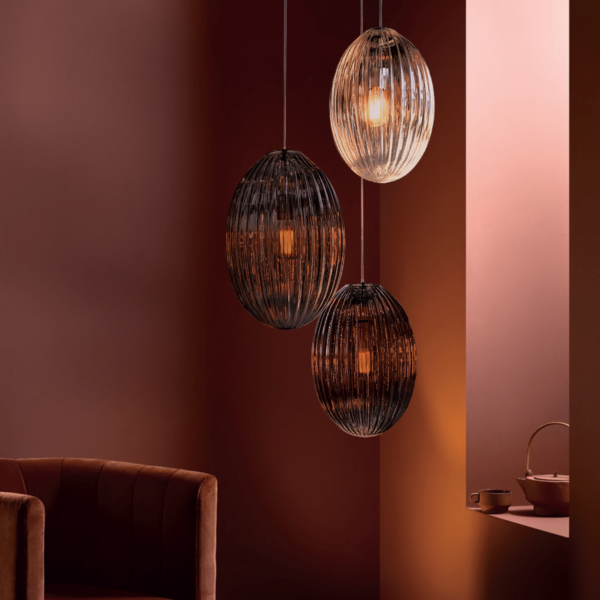 Dark Lighting Citrus Pendant Smokey - Image 2