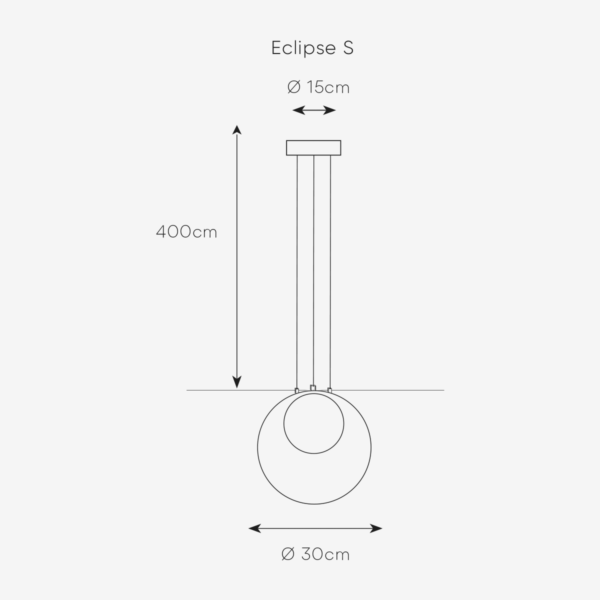 Dark Lighting Eclipse Pendant Small - Image 2