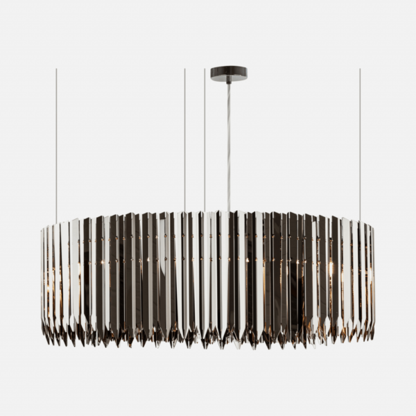 Dark Lighting Enigma Pendant Black (600mm) Small