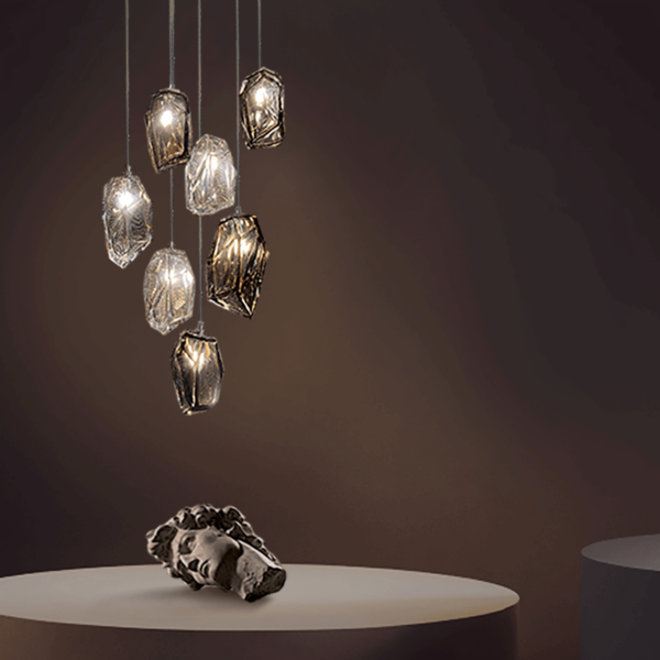 Dark Lighting Facet Pendant Smokey - Image 3