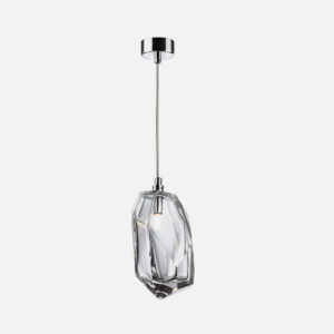 Dark Lighting Facet Pendant Clear