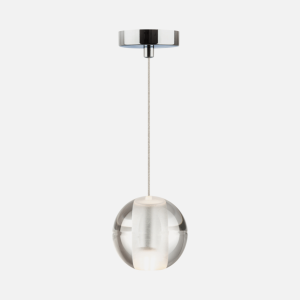 Dark Lighting Gocci Glass Ball Pendant Clear