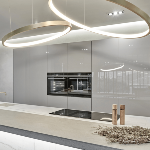 Dark Lighting Halo Pendant Brass  - 800mm - Image 3