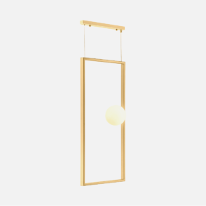 Dark Lighting Labyrinth Vertical V1 450mm Brass