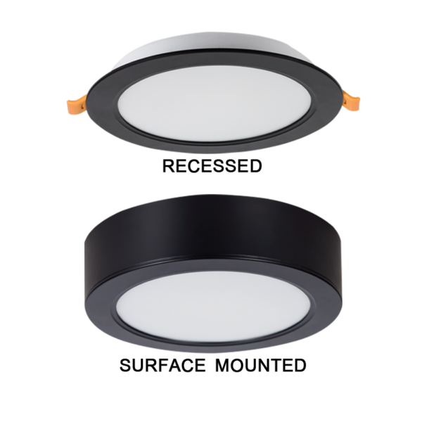 BrightStar CF538 MATT BLACK Polycarbonate 2 in one Design
