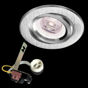 K Light  ELC-57/CNC-GU Aluminium Round Tilt Downlight