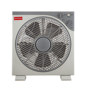 Eurolux F21W Desk Plastic Box Fan 5 Blades White