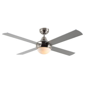 Eurolux F37SCS Twister Ceiling Fan 4 Blades Silver Motor Power 60w