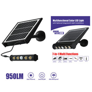 Eurolux FS311 Solar Floodlight Black LED