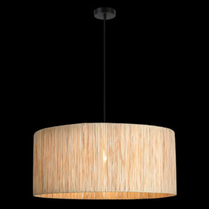 K Light E-KLCH-7140 Large Raffia Pendant