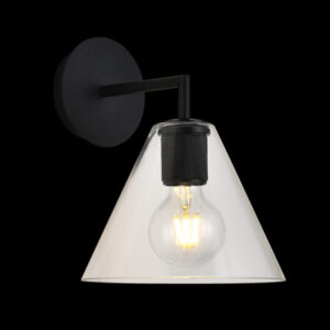 K Light  T-KLW-10/BL Trends Cone Glass Wall Light