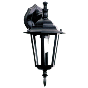 Brightstar L213 Black 6 Panel Wall Lantern