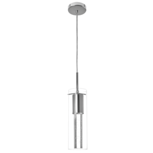 Brightstar PEN376/1 CRYSTAL Polished Chrome with Clear Outer Glass and Crystal