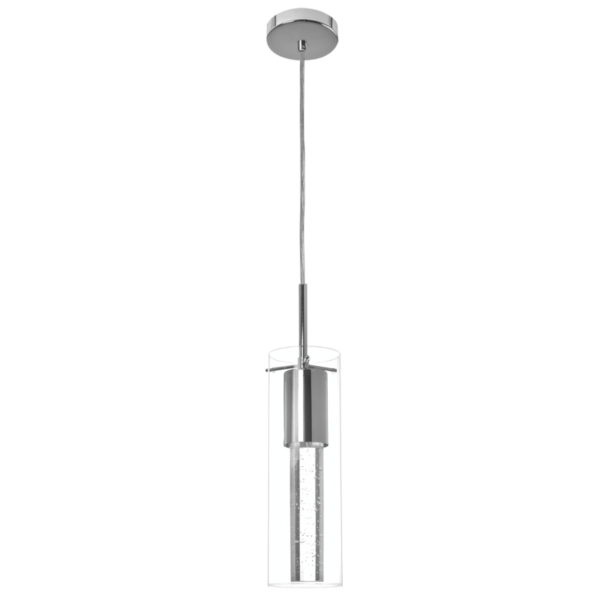 Brightstar PEN376/1 CRYSTAL Polished Chrome with Clear Outer Glass and Crystal