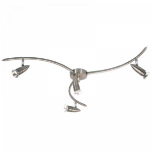 Brightstar S123/4 SATIN Satin Chrome Spotlight