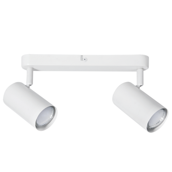 Brightstar S177/2 Matt White Metal Spotlight