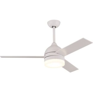 Flash F-9101348W Aero LED Ceiling Fan with remote White