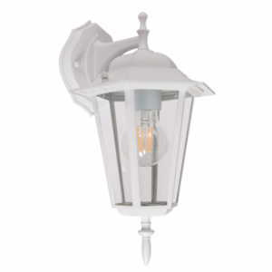 Brightstar L213 White 6 Panel Wall Lantern