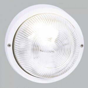 Brightstar BH021 WHITE PVC Bulkhead with Clear Glass