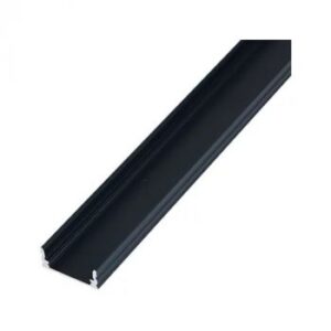 Pioled CH70 Slim27 Surface LED Strip Profile Black 2m