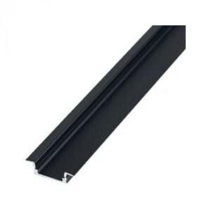 Pioled CH73 Slim28 Recessed LED Strip Profile Black 2m