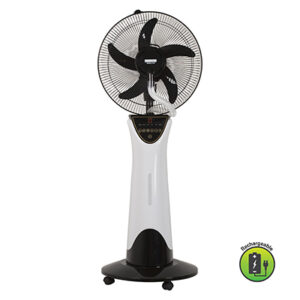 Eurolux F82 Rechargeable Portable Mist Fan with LED Emergency Light