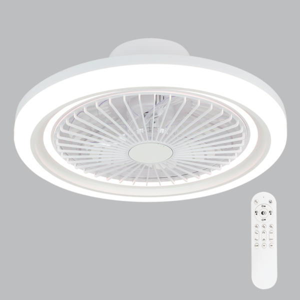 Brightstar FCF021 WHITE Ceiling Fan with Remote Control