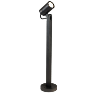 Brightstar GS017 BLACK LED, Aluminium Bollard with Clear Glass Cover