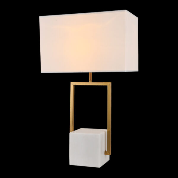 K Light T-KLT-151 Verdi Marble & Gold Table Lamp