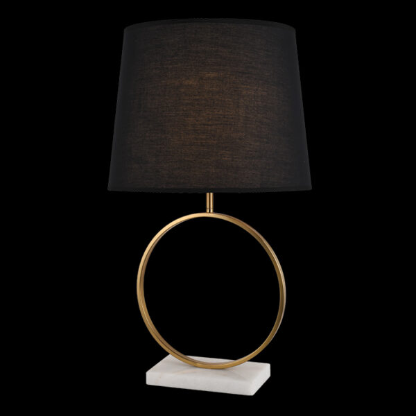 K Light T-KLT-153 Vivaldi Marble & Gold Table Lamp