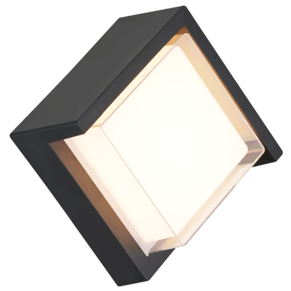 Brightstar L591 BLACK LED Plastic Base with PC Opal Inner Cover and Clear Outer Cover