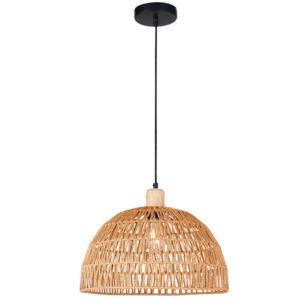 Brightstar PEN957 Metal, Wood and String Pendant