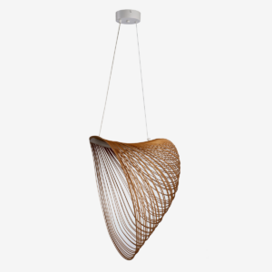 Dark Lighting Shred Pendant Light Wood