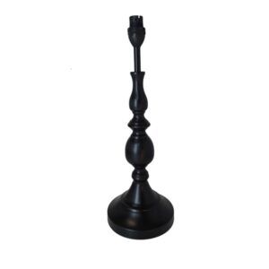 Litex Lamps TL2310 BK Metal Table Lamp