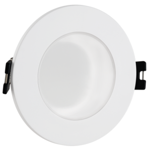 Brightstar DL144 WHITE Polycarbonate Down Light with Clear Cover