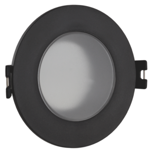 Brightstar DL145 BLACK Polycarbonate Down Light with Clear Cover