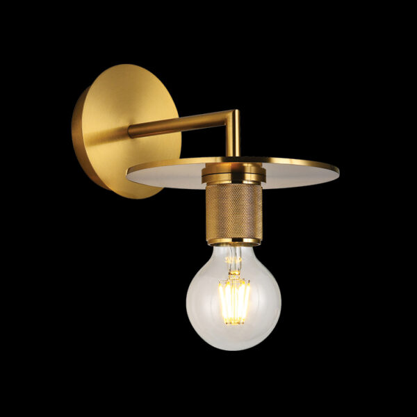 K Light T-KLW-40/GD Trends Plate Wall Light