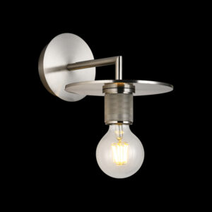 K Light T-KLW-40/SN Trends Plate Wall Light