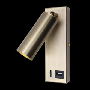 K Light MB-190/AB LED Reading Light with USB Port
