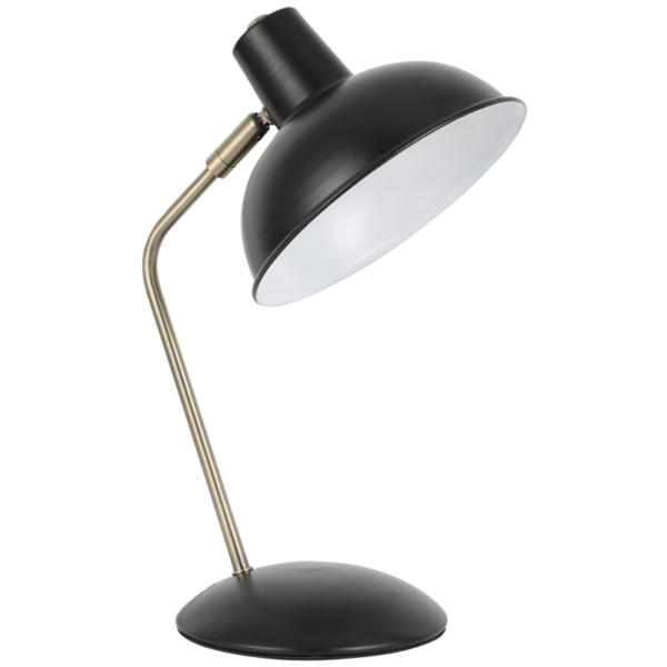 Brightstar TL843 BLACK Metal Table Lamp with Moveable Head