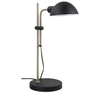 Brightstar TL848 Black Metal Table Lamp with Adjustable Arm