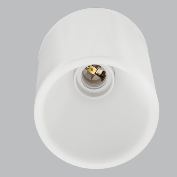 Brightstar CF193 WHITE Plastic Ceiling Socket with ES (E27) Lampholder