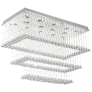 Brightstar CF311 CRYSTAL Stainless Steel and Crystal Ceiling Fitting