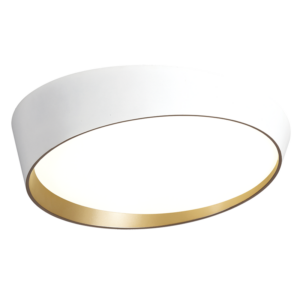Brightstar CF445 WHITE/COPPER Metal Ceiling Fitting with Acrylic Diffuser