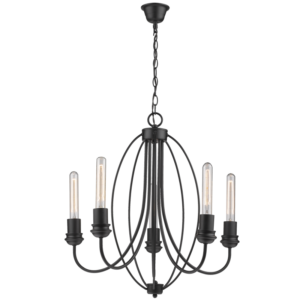 Brightstar CH342/5 BLACK Metal Chandelier