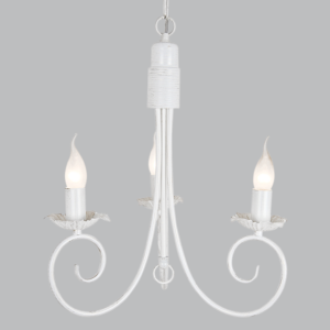 Brightstar CH3901/3 FOSSIL WHITE Metal Chandelier
