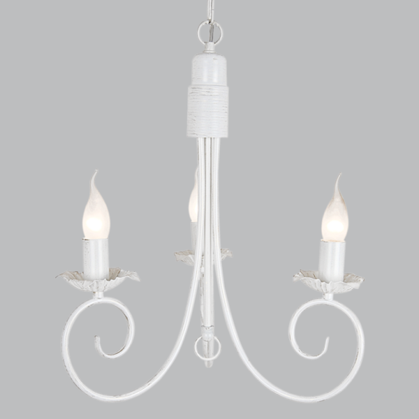 Brightstar CH3901/3 FOSSIL WHITE Metal Chandelier