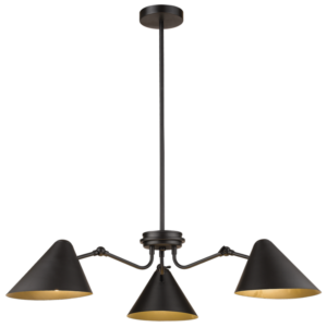 Brightstar CH514/3 BLACK Metal Chandelier