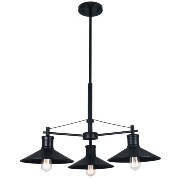 Brightstar CH529/3 BLACK Metal Chandelier