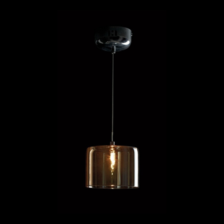 K Light CA-KLCH-009/AB Drum Glass Pendant
